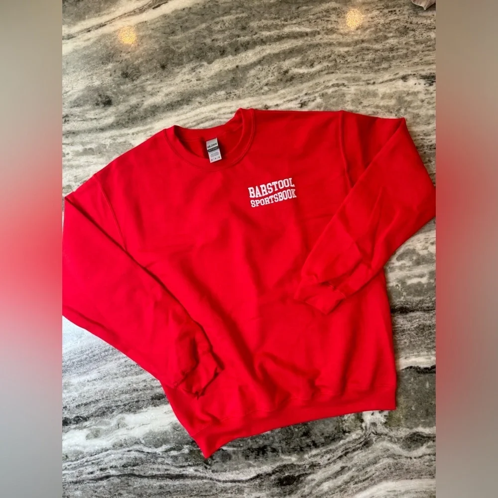 Barstool Sports Sportsbook Crewneck Sweatshirt 
Size Medium - Picture 2 of 3